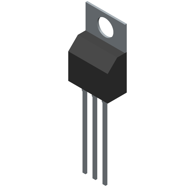 Snubberless TRIAC, 800V V(DRM), 8A I(T)RMS, TO-220AB, LEAD FREE, CASE 221A-07, 3 PIN