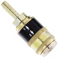 PCL Steel Pneumatic Quick Connect Coupling, Hose Barb, 10mm Hose Barb Connection