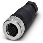 4-Pos Female Circular Connector, Screw Terminal, 250V, 4A, IP67