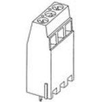 3 Pos 5.08mm Pitch Terminal Block, 24A, 300V, Straight, Thru-Hole, Green