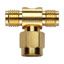 SMA-SMA-SMA Female-Male-Female RF Adapter, 18GHz, 50 Ohm