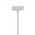 Cable Ties Marker Tie, Flag 4.3"L Ivory
