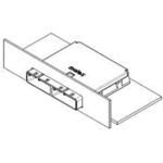 Connector Accessories Cage Right Angle Zinc Die Cast Nickel Tray