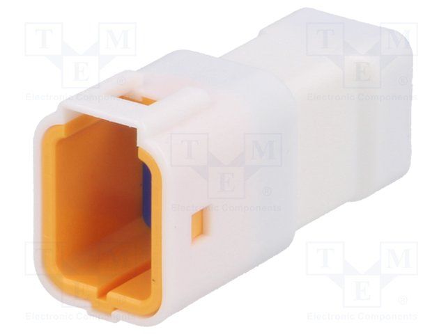 6-Pin 2mm Pitch Female Wire Housing, Straight, Cable Mount, Waterproof