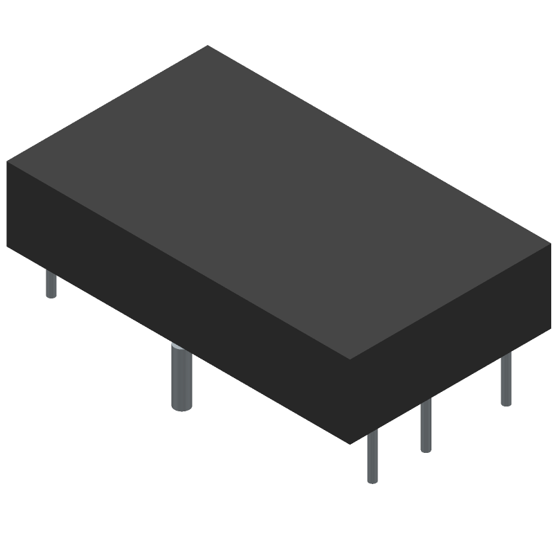 DC-DC Regulated Power Supply Module, 1 Output, 6W, Hybrid, ROHS COMPLIANT, DIP-6
