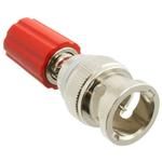 BNC to Binding Post Adapter, Straight, 50 Ohm, Nickel Plated Brass
