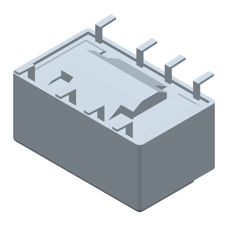 4.5VDC 2A DPDT Signal Relay SMD