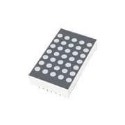 5X7 DOT MATRIX DISPLAY, HIGH EFFICIENCY RED/GREEN, 30mm, ROHS COMPLIANT PACKAGE-17