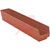 Storage Bin;  Polypropylene;  Red;  23-5/8in. L X 4-1/8 in. W X 4 in. H