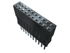 Conn Elevated Socket SKT 96 POS 2.54mm Solder ST Top Entry Thru-Hole