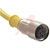 Connector,  Cordset;  Straight;  Yellow;  5;  22 AWG;  Gold Plated Brass;  4 A;  250 V