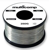 SOLDER WIRE, 60/40, 0.9MM, 250G; External Diameter - Metric:0.9mm; External Diameter - Imperial:0.035; Solder Alloy:60, 40 Sn, Pb; Melting Temperature:180°C; Weight:250g; Product Range:-; SVHC:No SVHC (17-Dec-2015); Bit Temperature:308°C; External Diameter:0.9mm; Flux Type:Rosin; Material Composition:60/40 (60% Tin, 40% Lead); Outer Diameter:0.9mm; Wire Diameter:0.9mm