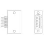 Conn D-Sub SKT 65 POS 0.64mm Solder RA SMD