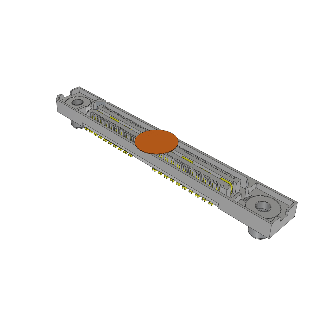 0.50 mm Q Strip® High-Speed Ground Plane Socket Strip