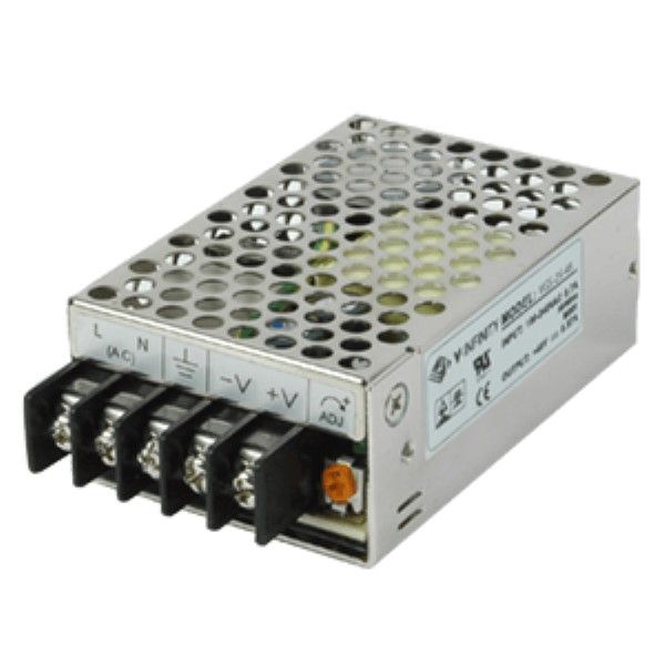 Chassis Mount Power Supply, 12 Vdc, 2.1 A, 25 W