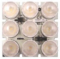 simpleLED 05706R777780075CBBH, Square LED Light Engine, 9 White LEDs (4000K), 12.6 W, 35.9 V