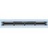Data Patch 24-port category 6 punch down flat patch panel in black
