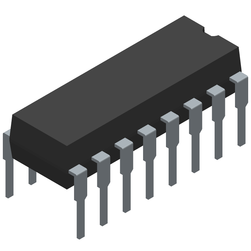 4000/14000/40000 SERIES, DUAL MONOSTABLE MULTIVIBRATOR, PDIP16, PLASTIC, DIP-16