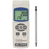 Hot wire anemometer 0.2. . .25 m/s 0. . .50 °C, AM-4214SD, Lutron