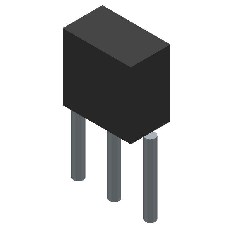 Photo Transistor, 940nm, ROHS COMPLIANT, PLASTIC PACKAGE-3