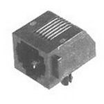 RJ11 Connector, Female, 8 Pos, 1 Port, Right Angle, Thru-Hole, Solder