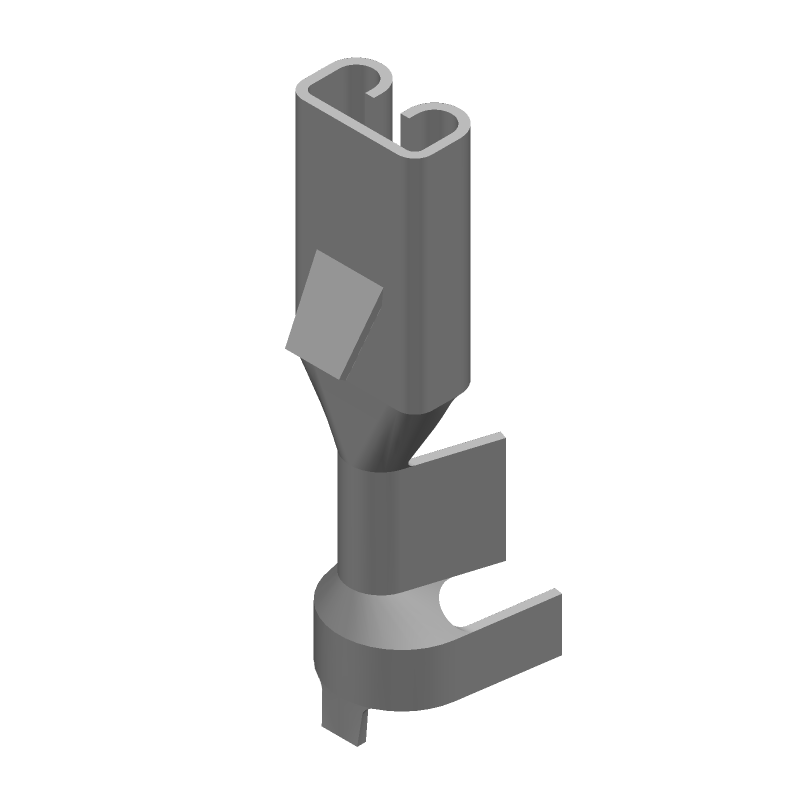 Quick Disconnect Terminal 16-20AWG Brass RCP 13.97mm T/R Automotive