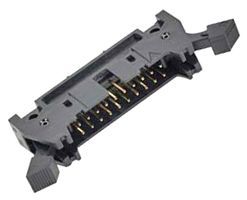 40 Pos 2 Row Header, 2.54mm Pitch, Male, Straight, Solder, 350V