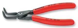KNIPEX         48 21 J21             J21 Precision Bent Tip Internal Circlip Pliers with Non-slip Plastic Coated Handles