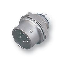 3 Pos Circular Connector, Male, 5A, 500V, IP67, Solder