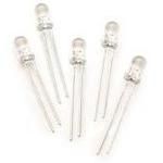 Green LED Emitter, 516nm, 2-Pin, T-1 3/4, Through Hole