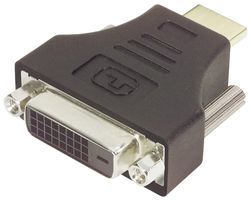 ADAPTER, DVI-I RECEPTACLE TO HDMI PLUG; Audio Video Connector A:DVI-I Receptacle; Audio Video Connector B:HDMI Plug ;RoHS Compliant: Yes