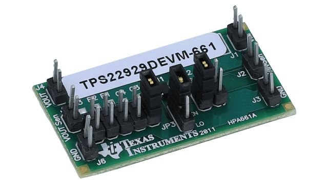TPS22929DEVM-661 EVALUATION MODULE