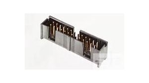 26 Pos 2.54mm Shrouded Header, Straight, Thru-Hole, Gold Pin