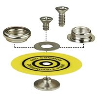 Plastic Systems Earth Stud Kit with 10 mm Socket, 10 mm Stud