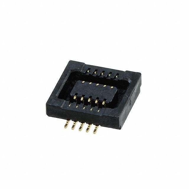 0.5mm Pitch 10 Pos Receptacle, Straight, SMD, 50V