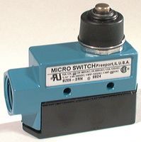 DPDT Limit Switch, Top Roller Plunger, 10A 250VDC, Conduit