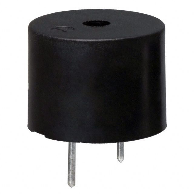 Audio Buzzer Electromagnetic 1Vo-p 4Vo-p 100mA 3Vo-p 80dBA Through Hole Pin Tray Automotive