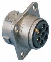 Jaeger 6307 Series, 12 Way Connector Receptacle, Socket Contacts,Shell Size 2, Bayonet Coupling