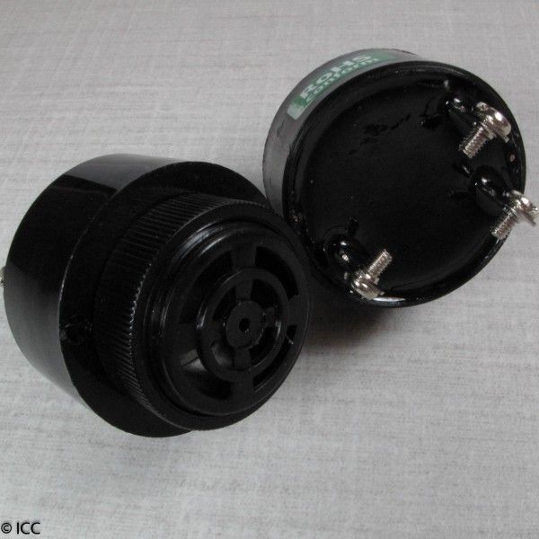 Alarm,  Piezo Electric with Internal Circuitry,  12VDC,  95/90dB @ 30cm, 500Hz