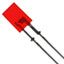 Single Color LED, Red, Diffused, 5mm, 5 X 2 MM PACKAGE-2