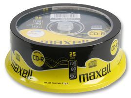 CD-R, PRINTABLE, 25PK