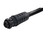 5-Pos Circular Connector, Male, Gold, Solder, 3A, 250V