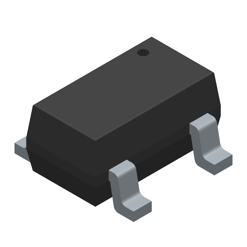 Analog IC, SOT-23, 5-Pin, Temp Sensor, 2.7-5.5V, 20mA