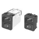 10A 250VAC Male Power Connector, 3 Pos, DPST, Panel Mount