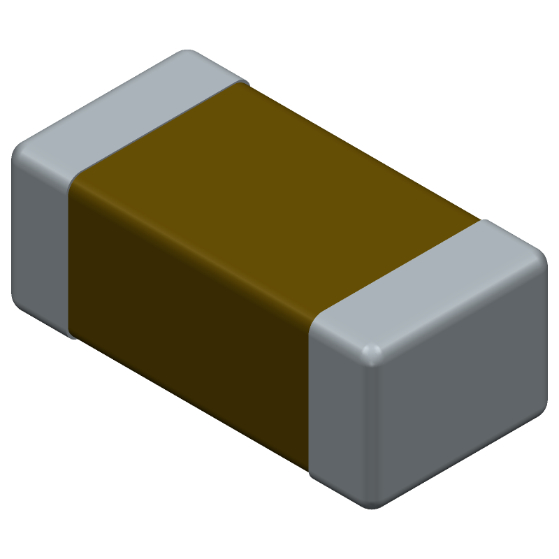 Cap Ceramic 0.1uF 50V SL 5% Pad SMD 1206 125°C T/R