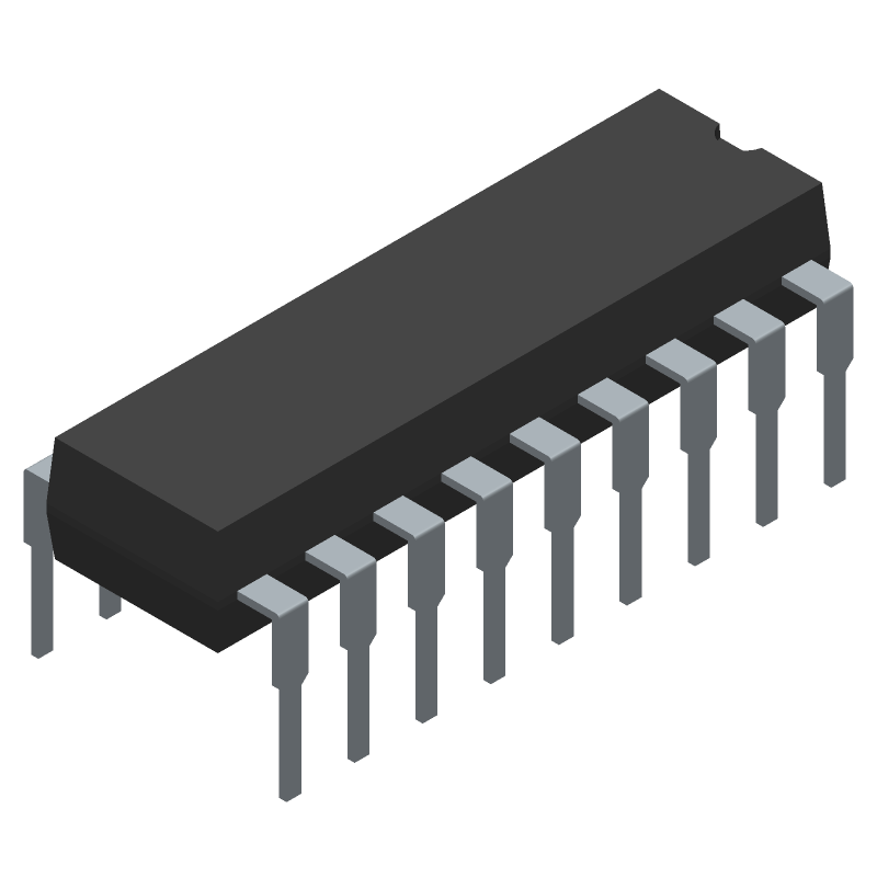 18-Pin DIP Buffer/Inverter Driver IC