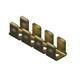 Brass Terminal Block, 15A, Right Angle, 8 Pos, Male