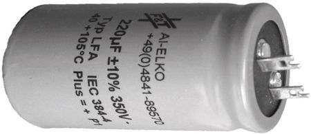 Aluminium Electrolytic Capacitor 22 mF 40 VDC, LFB22304040066, F&T