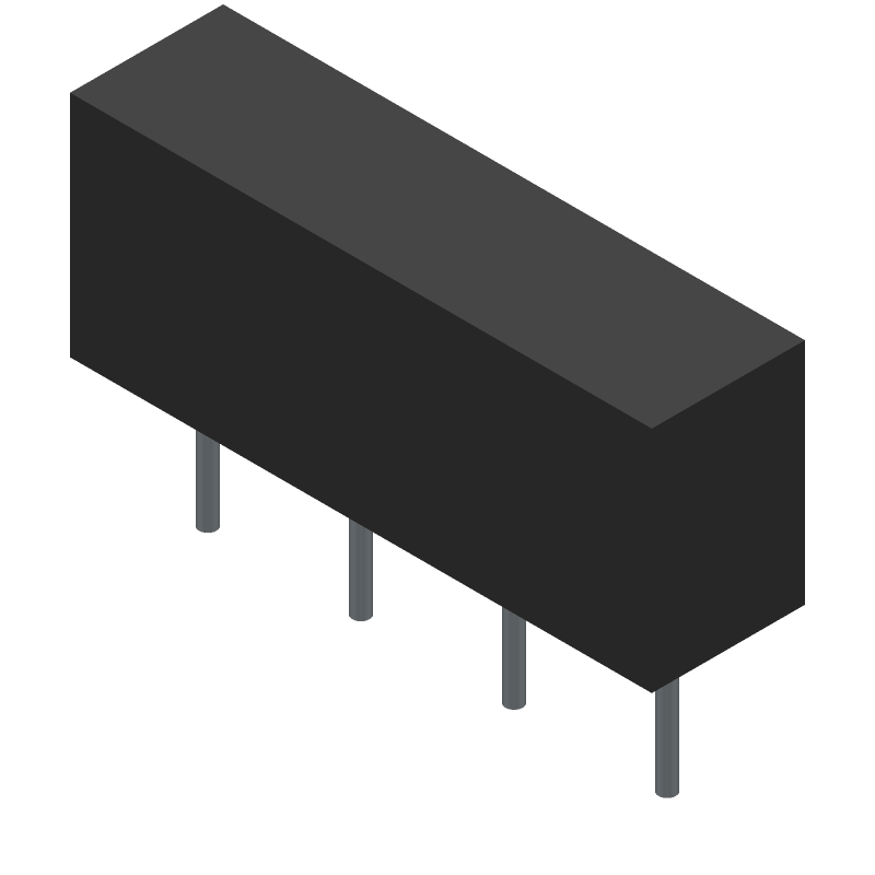 5VDC Reed Relay SPST-NO 500mA 500R THT Dry