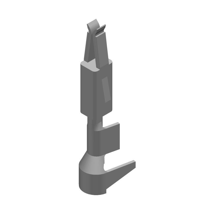 Female Crimp Signal Contact, Straight, 17-20AWG, Tin Plated Bronze